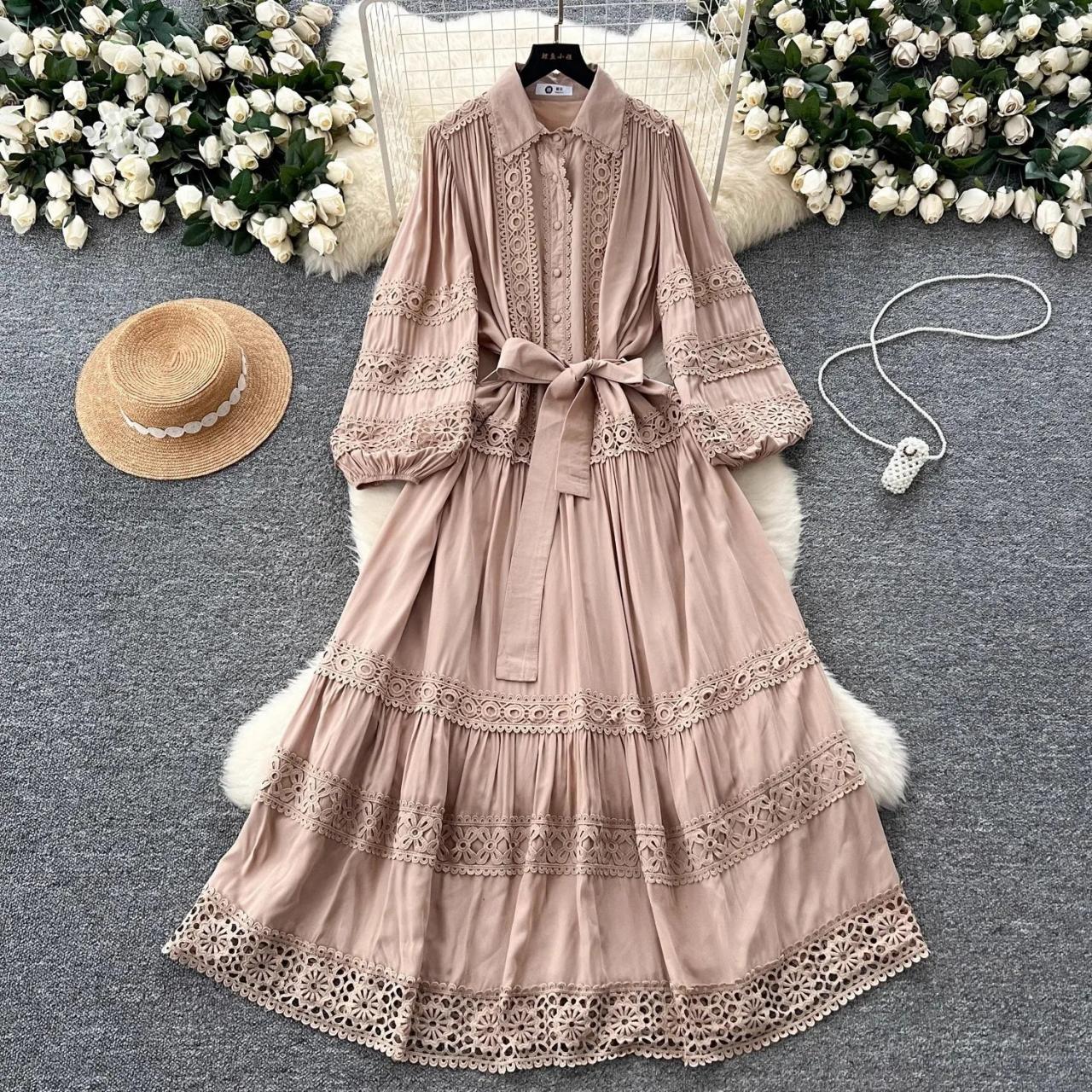 beige maxi dress boho Beige Cotton Gauze Maxi Dress, Adjustable Spaghetti Straps, Smocked Boho Dress