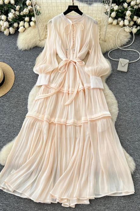 mini flowy white dress Cream Ditsy Floral Tie Neck Sadie Midi Dress